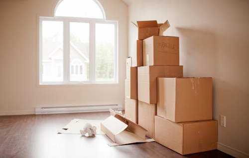 Man and van moving boxes and furniture in Catford