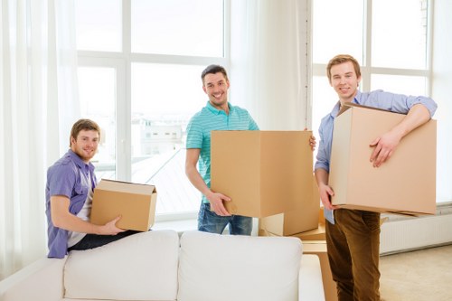 Flat move logistics and access planning in Catford