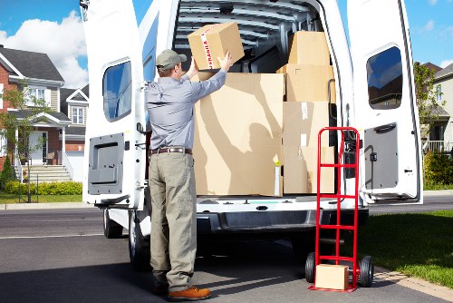 Secure van loading with safety-focused handling