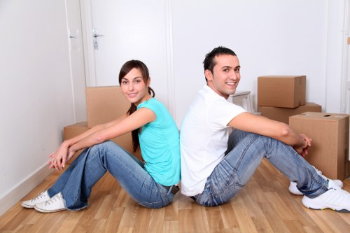 Packing office furniture and equipment for a local relocation
