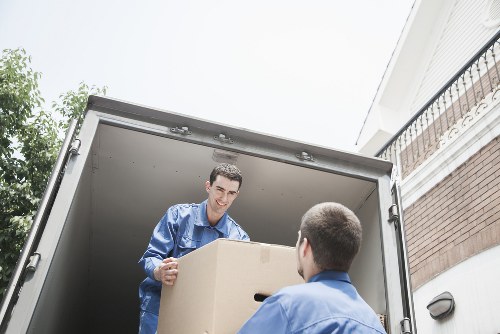 Local commercial moving team handling business items in Catford
