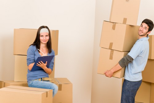 Local removal team loading furniture for a fast move in Catford